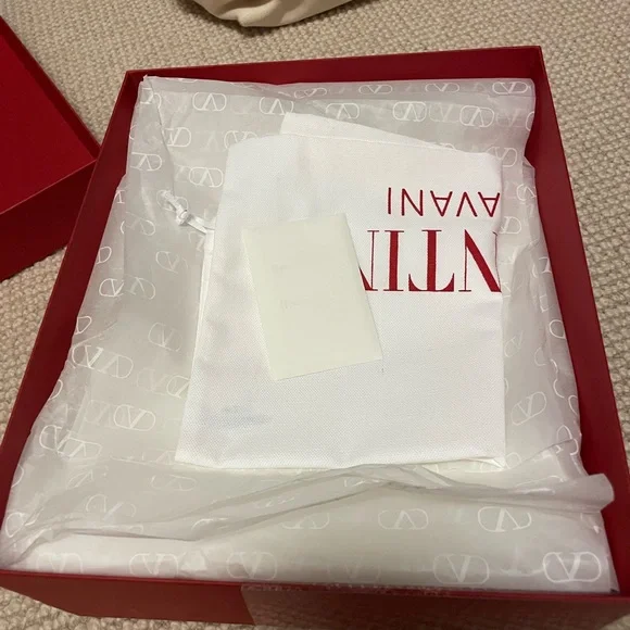 Valentino Garavani Women's Sandals with Gold Rockstuds - 37 - Picture 7 of 7